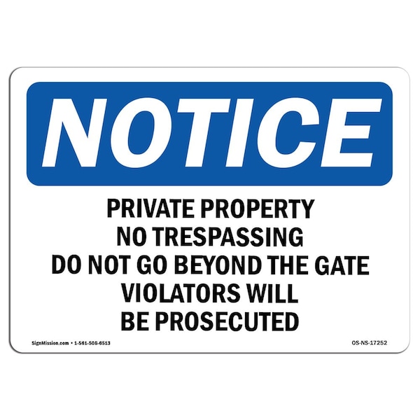 Safety Sign, OSHA Notice, 3.5" Height, PetService Dog Relief Area Sign, Landscape, 10PK